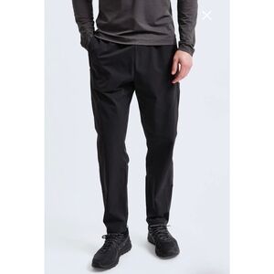 Reigning Champ Black Nylon Oxford Team Slim Stretch Athletic Pants Medium